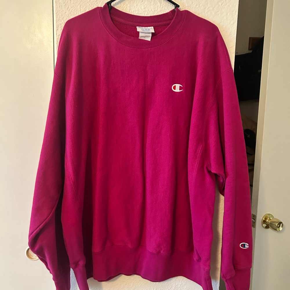 Champion Pink Crew Neck Sweater